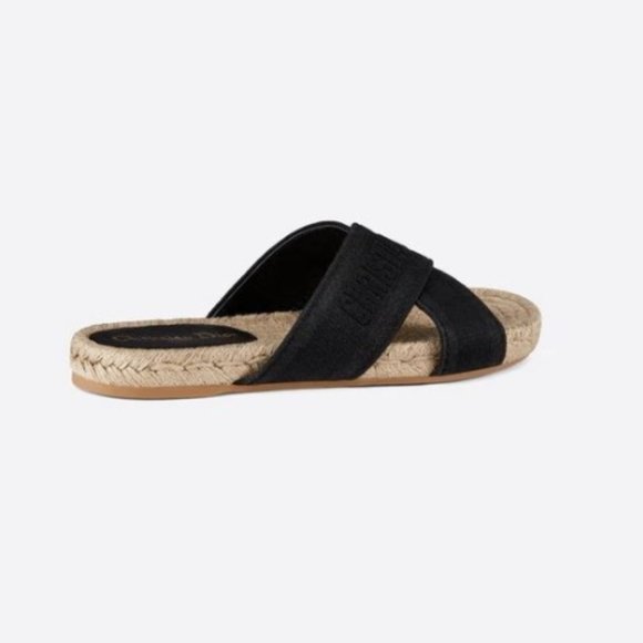 DIOR GRANVILLE SLIDE - Black, sz 39 - Picture 5 of 7